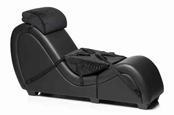 Секс-крісло з подушками Master Series Kinky Sex Lounge with Cushions — Black Sex Aura Київ