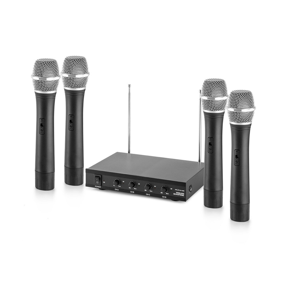 VHF-4-H 4-канальный комплект беспроводных микрофонов VHF 4 ручных микрофона 100 м 4 ручных микрофона Ровно - изображение 4