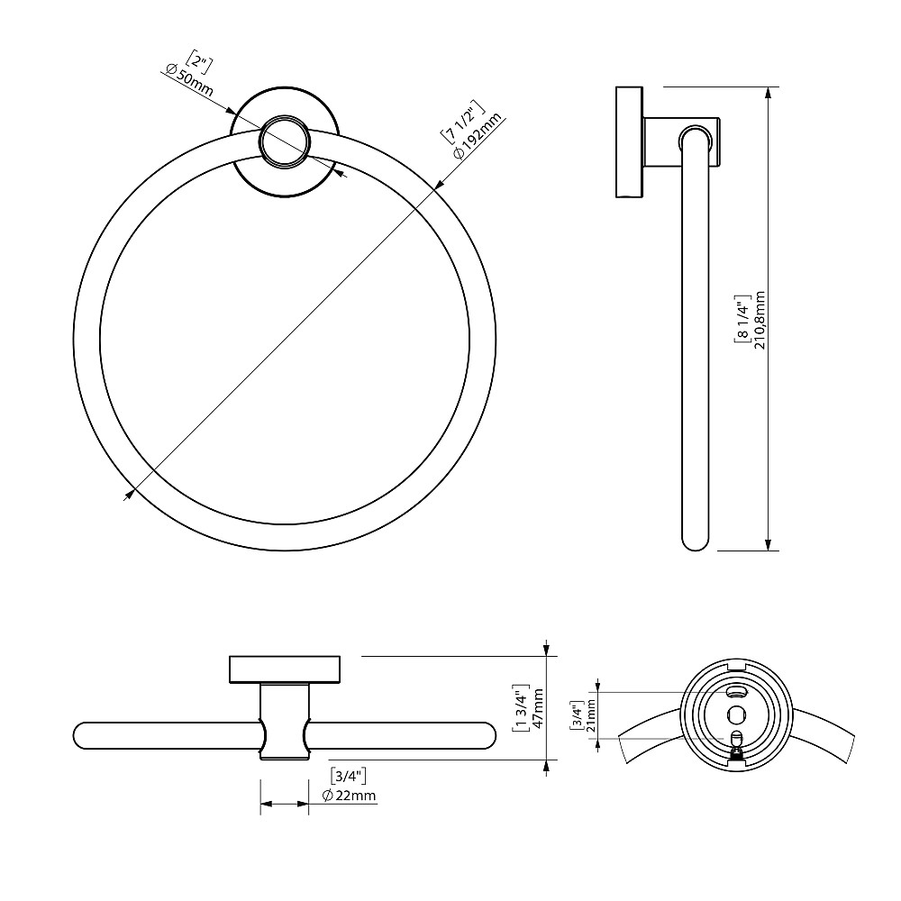 Набір аксесуарів для ванної  SONIA ASTRAL KIT BLACK ( 6 предметів) 185214 Луцк - изображение 5
