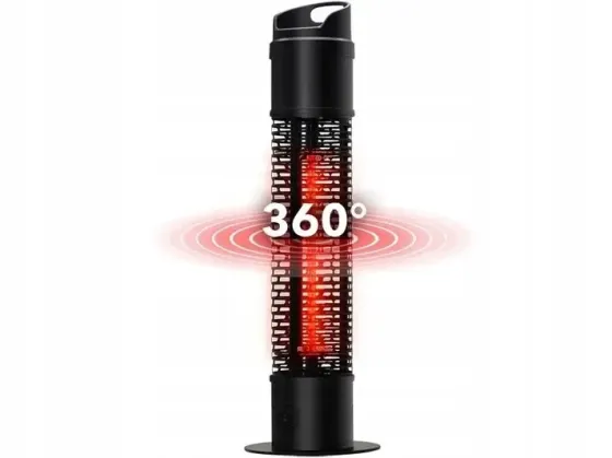 Инфракрасный обогреватель для дома и террасы 1200W Bass Polska BH 41569 напольный Киев