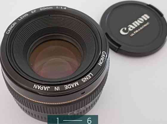 Объектив: Canon EF 50mm. F/1.4 USM Киев