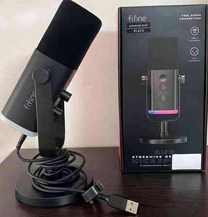 Мікрофон Fifine AM 8 для ігор, стрімінгу, подкастів ОРИГІНАЛ Киев