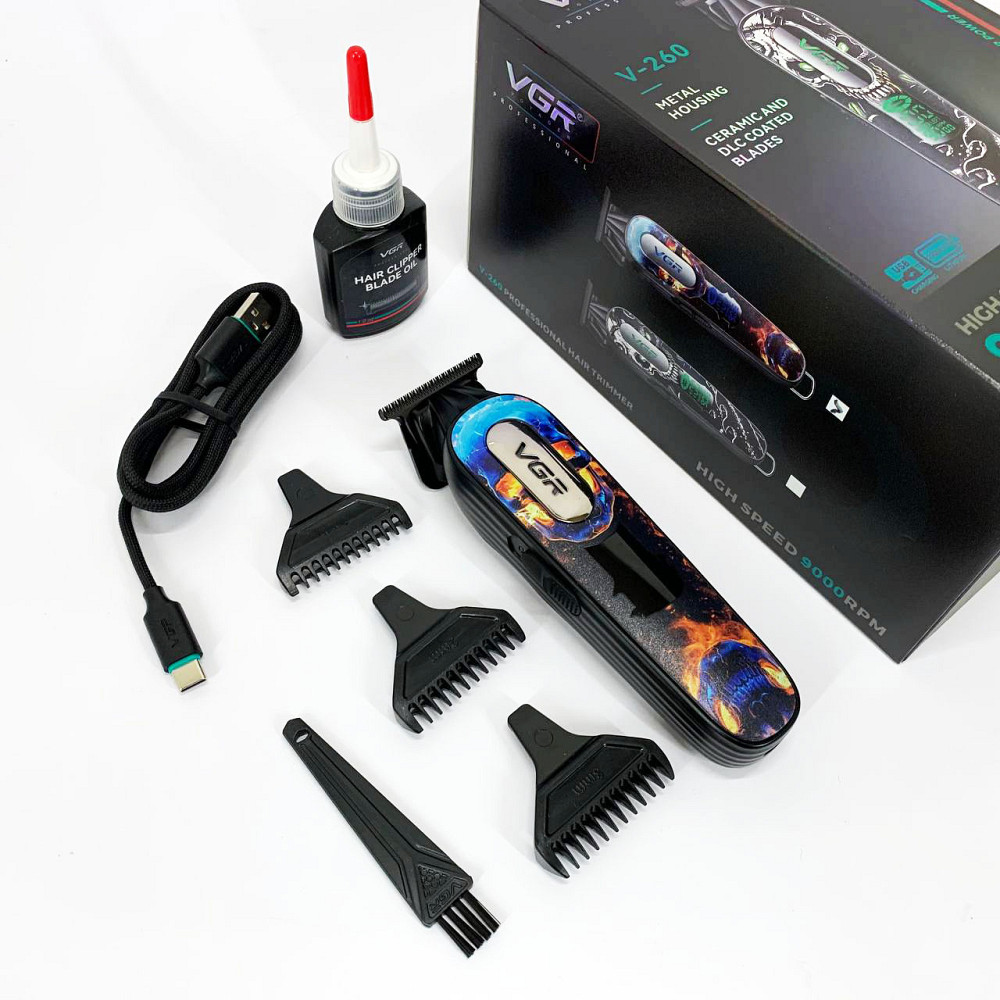 Машинка для стрижки волосся для професіоналів Чоловічий набір стрижки волосся бездротовий DY-90 Львів - фото 7