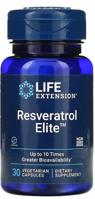 Ресвератрол Life Extension Resveratrol Elite 30 капс Київ - фото 1
