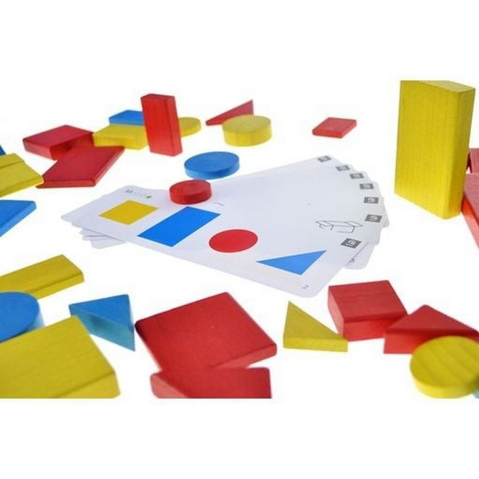 Дерев'яна розвиваюча гра "Логічні блоки Дьенеша" QB700-006, 48 елементів Вінниця - фото 2