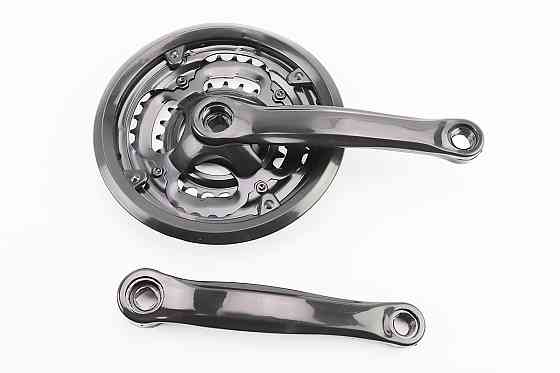 Шатуни "квадрат" 170мм, 42.34.24T MTB, чорні BL 02 (можливі потертості) Київ