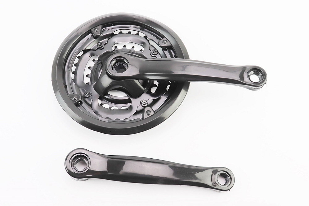 Шатуни "квадрат" 170мм, 42.34.24T MTB, чорні BL 02 (можливі потертості) Киев - изображение 1