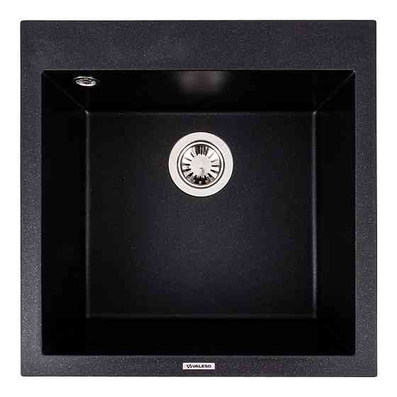 VALESO Гранітна мийка VALESO GALAX 5050 матова Чорний металік Киев