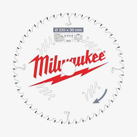 Диск пильный PFTE MILWAUKEE, Ø235х30х2,4мм, 60 зуб. Одесса