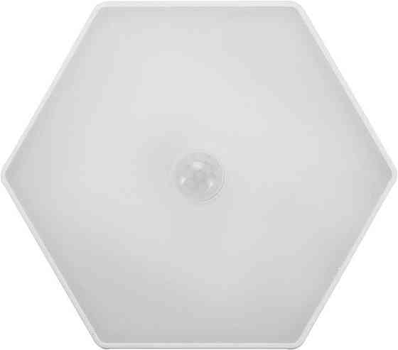 Лампа нічна з датчиком руху VOREL: акумул. Li-Pol 3,7 В, діодна, 1 Вт, 50 Lm, з магнітом [25/100] Одеса