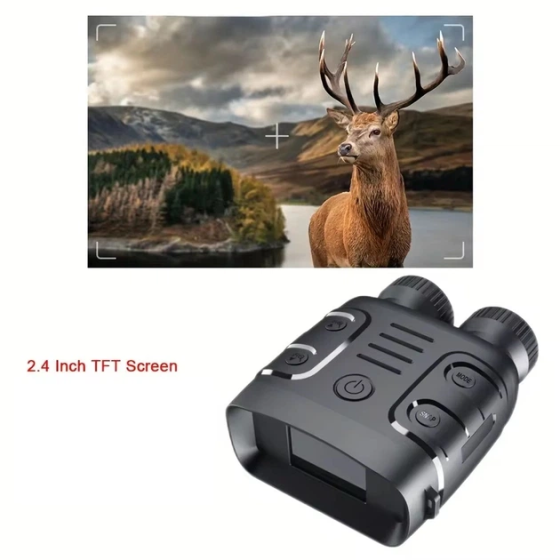 Бинокль ночного видения Nectronix R18 10Х LCD экран до 200м с видео и фото записью (Черный) Винница