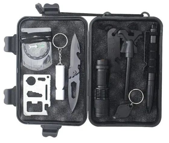 Туристический набор инструментов для выживания 8 предметов Коломыя