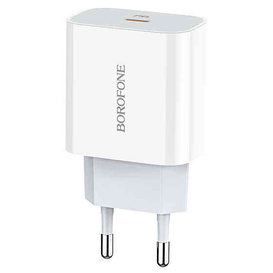 Мережевий зарядний пристрій BOROFONE BA38A Plus Speedy PD20W White Київ