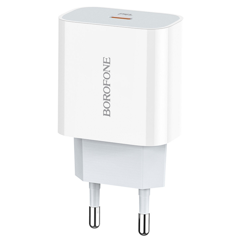 Мережевий зарядний пристрій BOROFONE BA38A Plus Speedy PD20W White Київ - фото 1