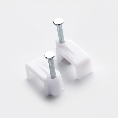 Кабельна кліпса 12*7мм плоска 100шт/уп APRO Житомир