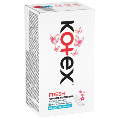 Ежедневные прокладки Kotex Normal Deo 56 шт. (5029053548234/5029053548098) Винница - изображение 2