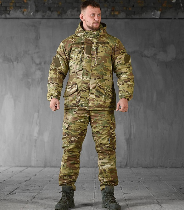 Зимний мужской костюм Горка (куртка и штаны) ВТ0542 (K7-00) Мультикам XXL Киев - изображение 1