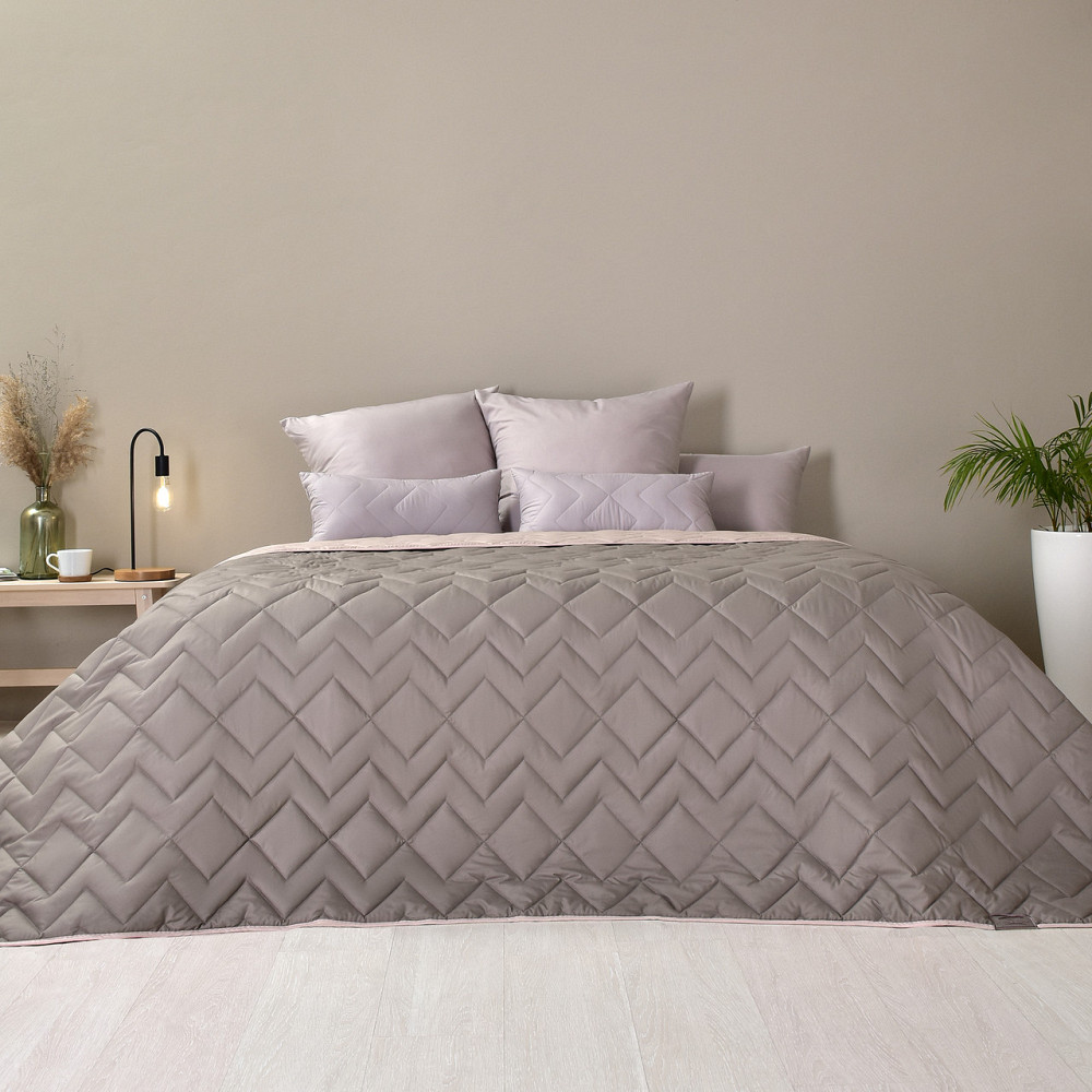 Покривало IDEIA Izzy 240х260 см тауп-беж (56861221) Чернівці - фото 1