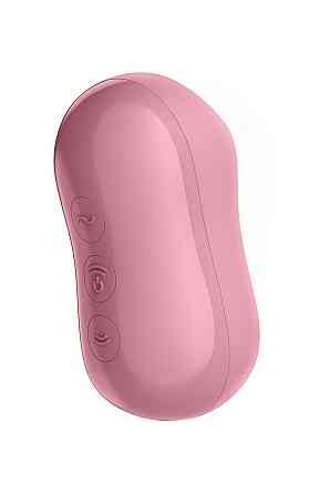 Вакуумний стимулятор із вібрацією Satisfyer Cotton Candy Light Red Sex Aura Київ