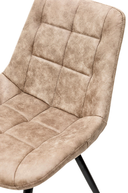 Стілець Крокус чорний / мікрофібра капучіно Київ - фото 5