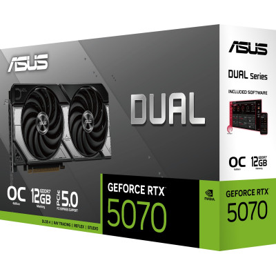 Видеокарта ASUS GeForce RTX5070 12Gb DUAL OC (DUAL-RTX5070-O12G) Винница - изображение 9