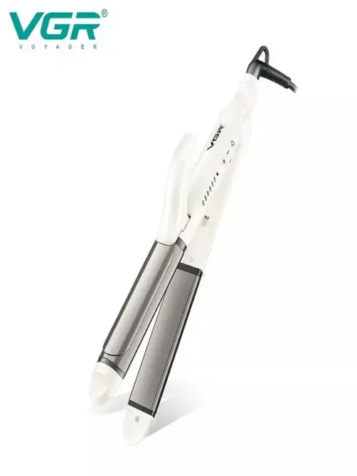 Щипці VGR V-558 2 в 1 керамічна праска та плойка для створення кучерів потужністю 45 Вт Одеса - фото 1