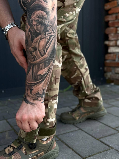 Чоловічі літні тактичні штани мультикам ріп-стоп, армійські бойові штурмові військові ЗСУ Львів - фото 10