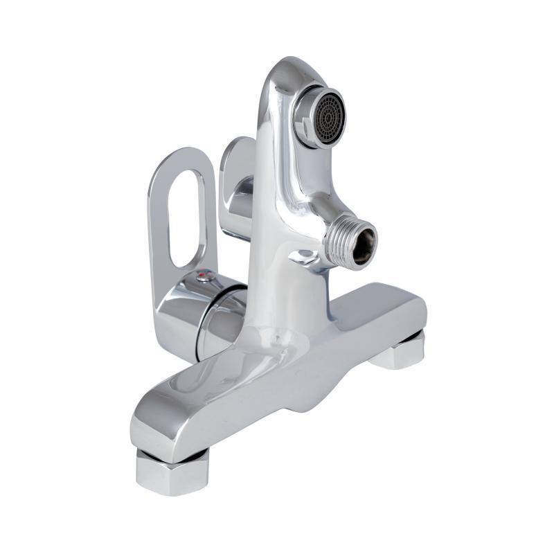 Змішувач для ванни Lidz Latwa 006 з душовим гарнітуром хром Київ - фото 3