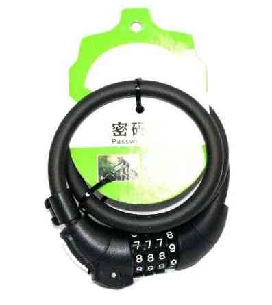 Замок на колесо (трос 1200*12mm) (с изменяемым кодом) Мукачево