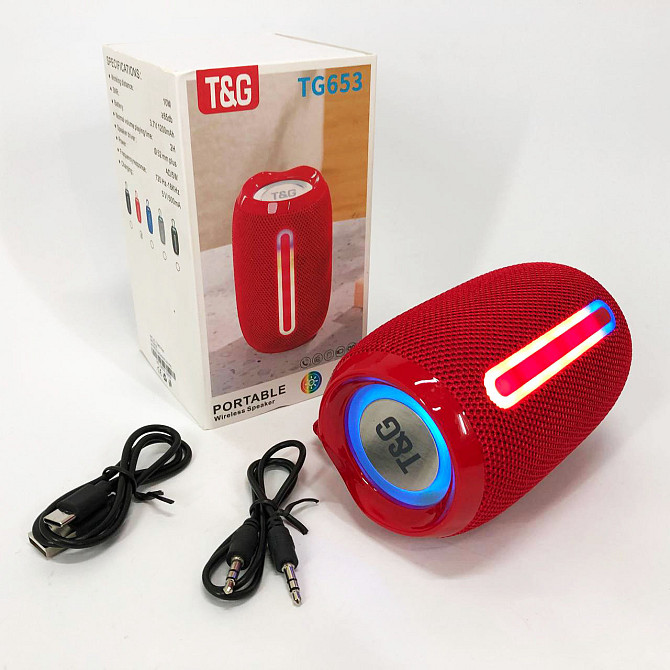 Акустические колонки TG653, Объемный звук Bluetooth колонки, Bluetooth стерео колонка NS-215 с радио Киев - изображение 3