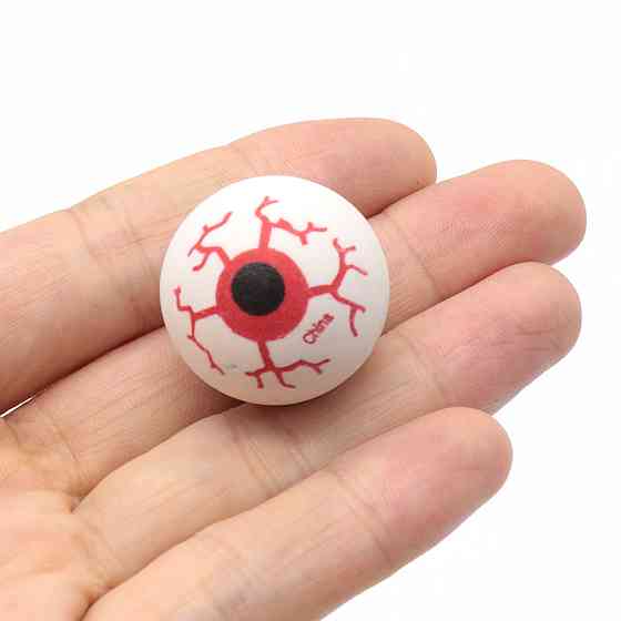 Искусственные глаза на Хэллоуин декор 6 штук 32 мм разноцветный Киев