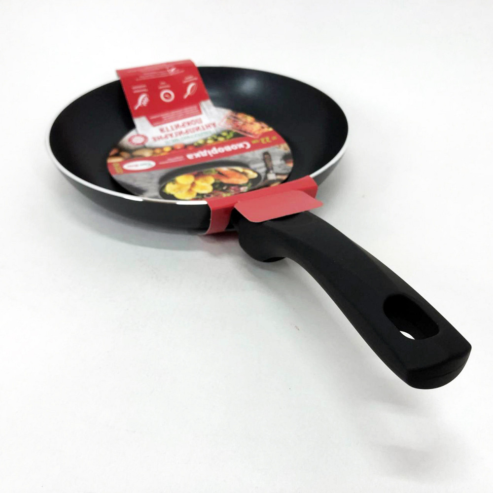 Сковорода алюмінієва поглиблена Con, Сковорода для використання на плиті для кухаря OF-71 Львів - фото 3