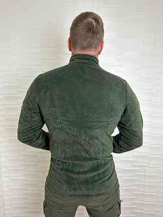 Чоловіча флісова кофта Flas Polar з велкро під шеврони та патчі Зелений, S Вінниця