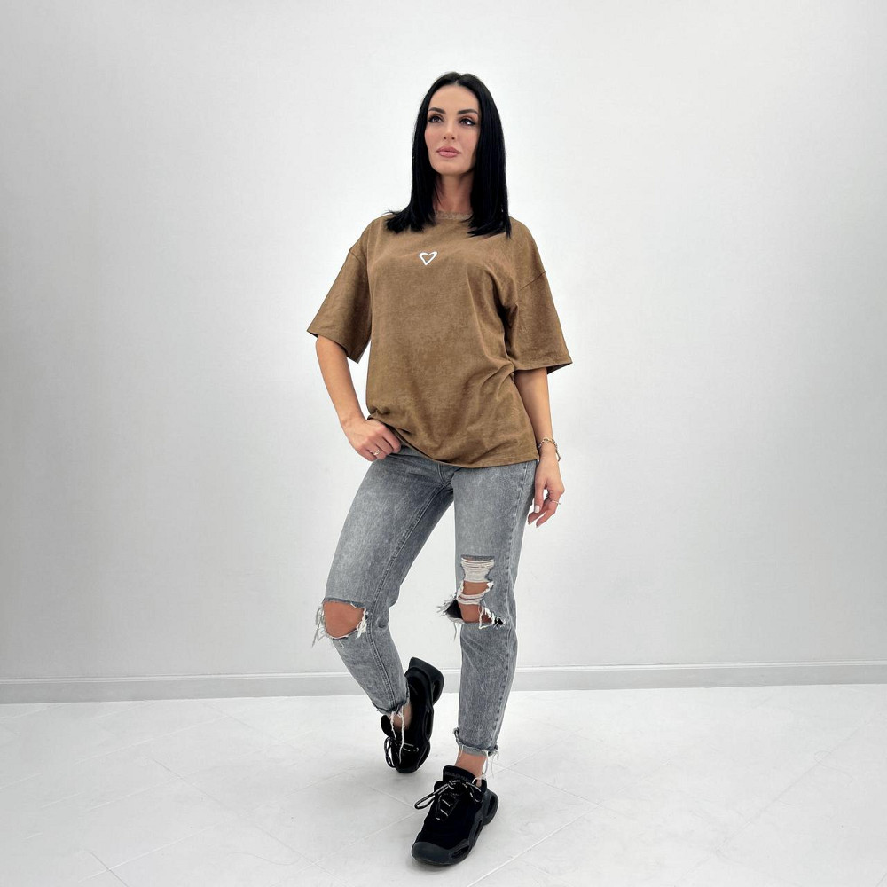 Базовая футболка с принтом 