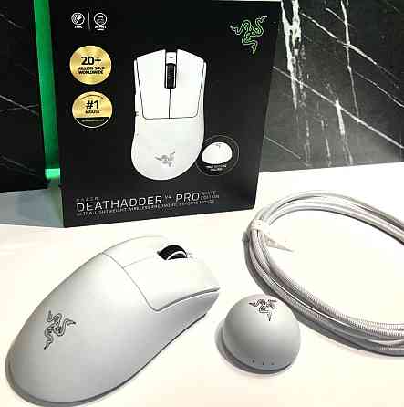 Мишка razer deathadder v4 pro white. Київ