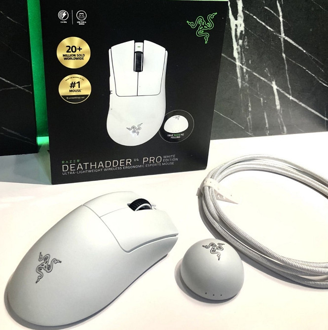 Мишка razer deathadder v4 pro white. Київ - фото 3