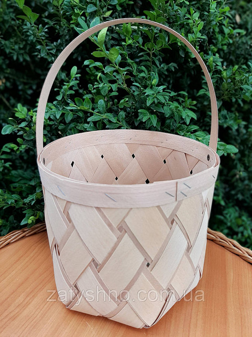 Корзина из шпона плетеная Киев - изображение 7
