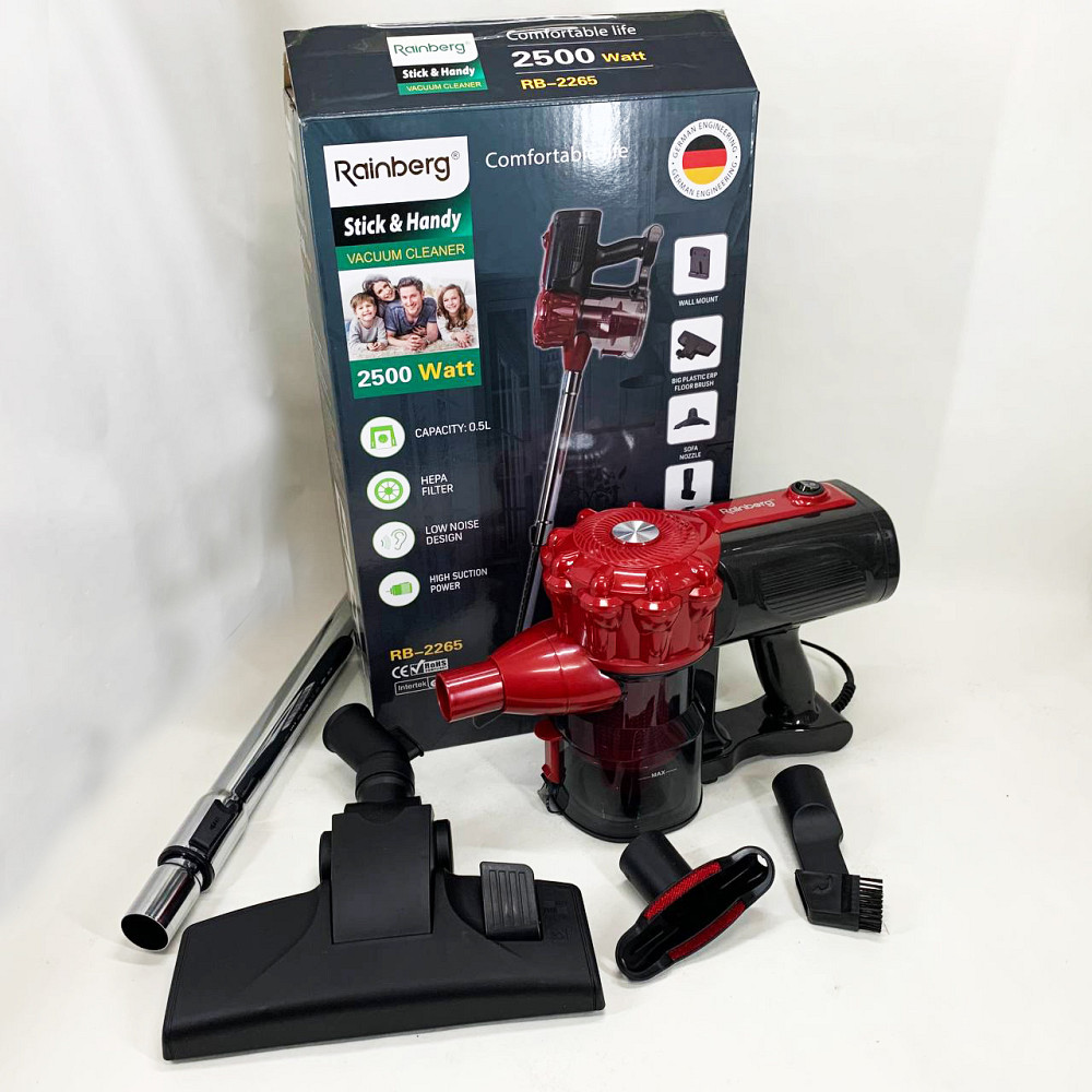 Вертикальный вакуумный пылесос Rainberg, Вертикальный электропылесос пылесос для дома BP-70 Львов - изображение 11