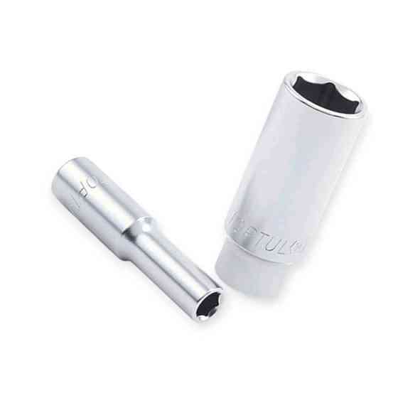 Головка торцевая шестигранная удлиненная 1/2 32мм CrV Мукачево