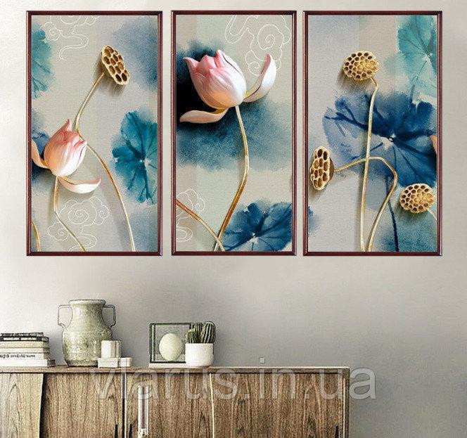 Вінілова наклейка на стіну Квіти Київ - фото 1