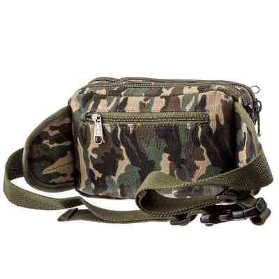 Сумка Vintage Бананка текстильна на пояс Мілітарі (20157) Вінниця