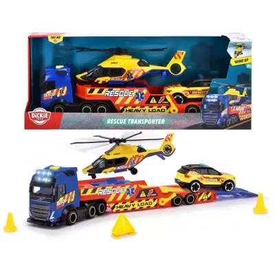 Игровой набор Dickie Toys Транспортер спасательных служб со звук. и свет. эффектами (3717005) Винница - изображение 8