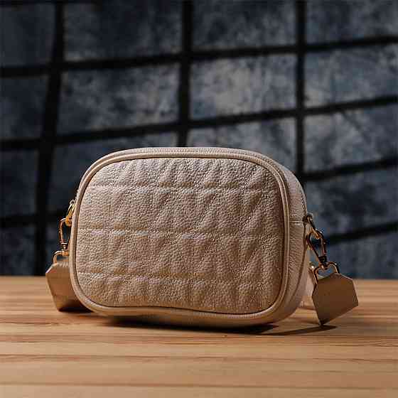 Жіноча сумка на кожен день з натуральної шкіри Білий (Vintage) Київ