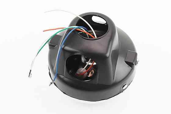 Фара передня "чорна" ALPHA кругла D=150mm Київ