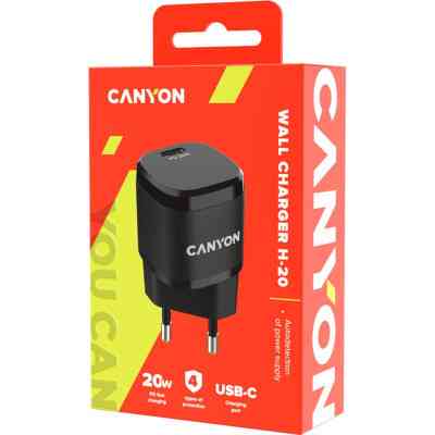 Зарядное устройство Canyon PD 20W black (CNE-CHA20B05) Винница