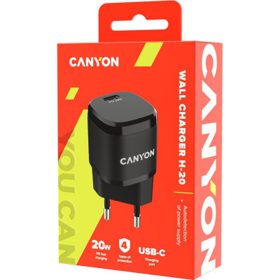 Зарядное устройство Canyon PD 20W black (CNE-CHA20B05) Винница - изображение 4