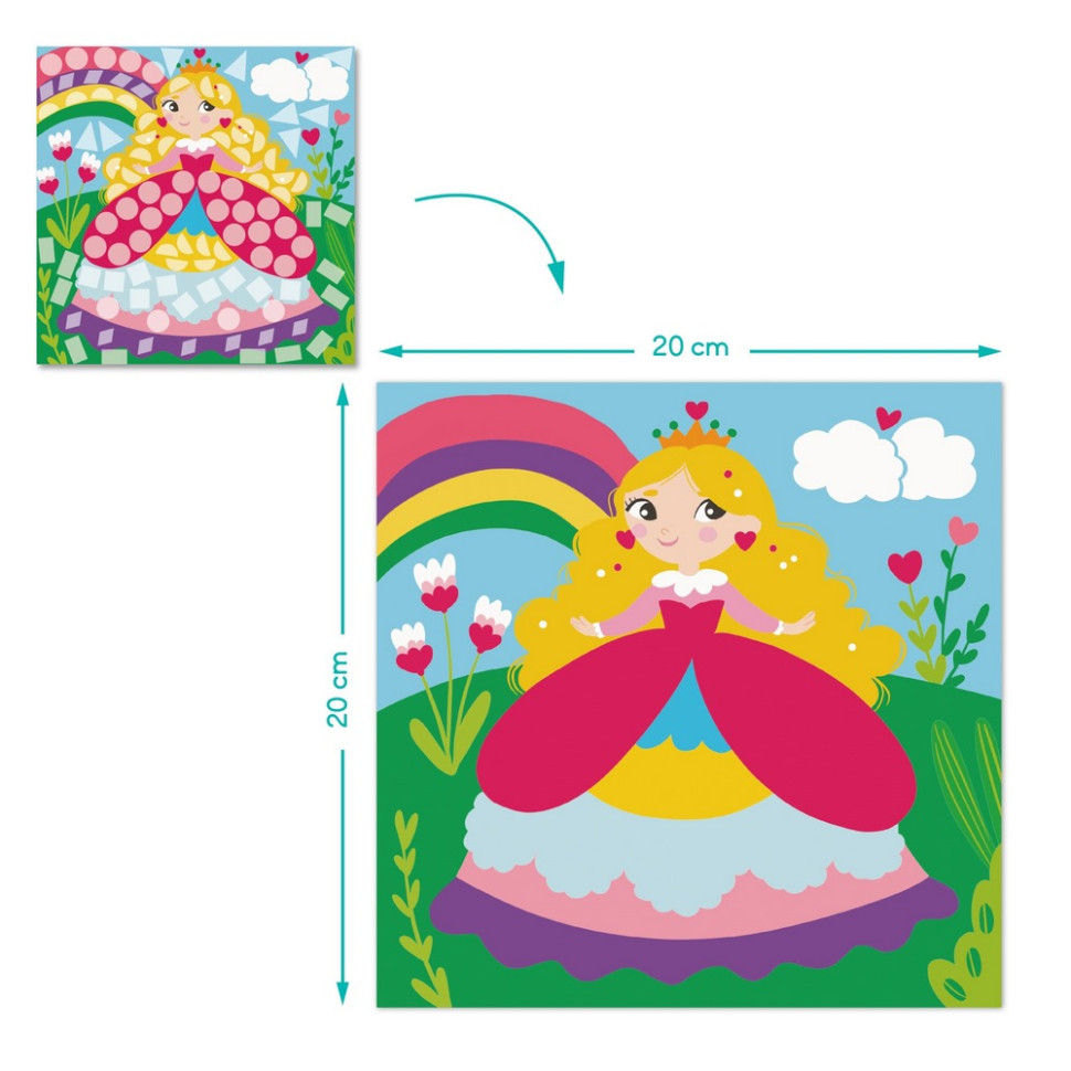 Детский набор для творчества мозаика 