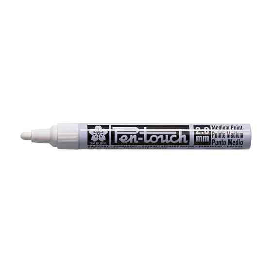 Маркер Pen-Touch на спиртовій основі Білий середній (MEDIUM) 2.0мм Sakura Київ