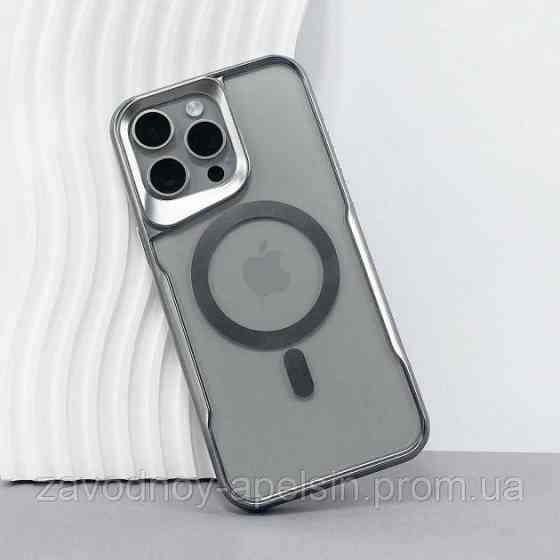 Iphone 15 Pro Max Чохол бампер Magsafe (титаніум) Одеса