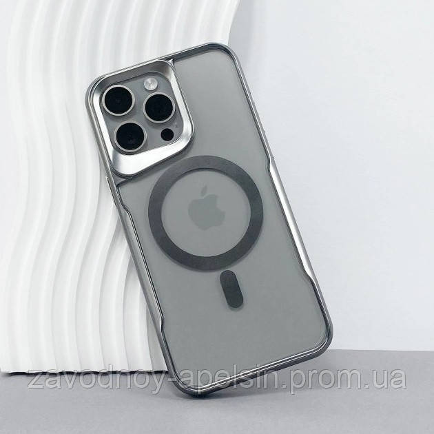 Iphone 15 Pro Max Чохол бампер Magsafe (титаніум) Одеса - фото 1